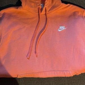 Pink Nike hoodie